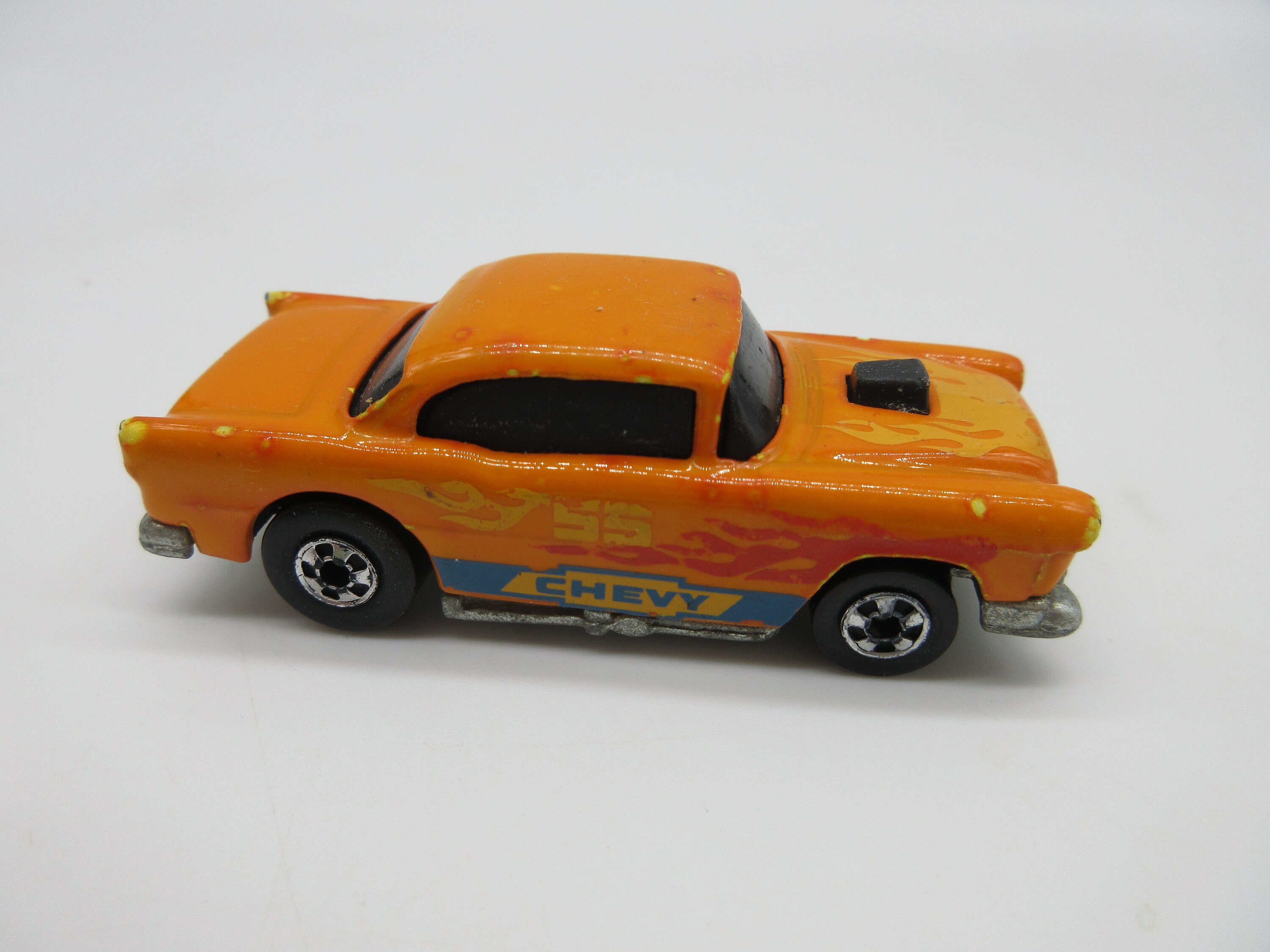 1978 55 Chevy Orange Blackwall Hot Wheels Diecast Lesney Superfast Vintage Etsy
