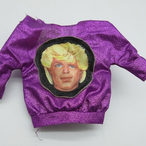 1980&#39;s Barbie & The Rockers Purple Jacket -  Doll  - Mattel - Clothes - Mod Vintage Clothing - and the