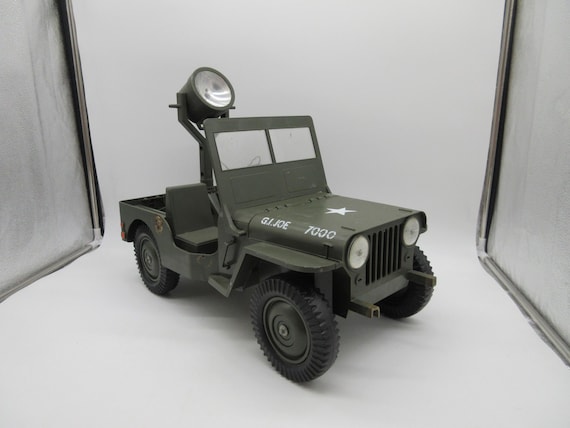 1960's GI JOE Jeep + Trailer 7000 - 12