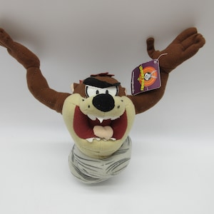 Lata 90. TAZ Tazmański Diabeł - Looney Tunes - Pluszowa lalka -