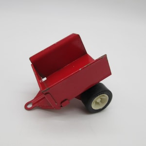 1970 年代 TONKA トラクター カート ワゴン - 赤 - プレス鋼 - ダイキャスト