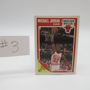 1989 Michael Jordan #21 Fleer - Lot 3 - NBA Basketball Karte