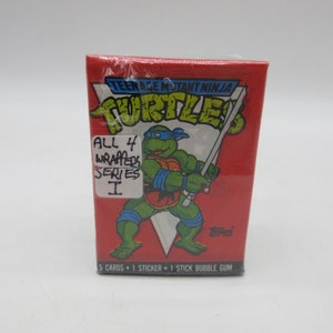 1988 Teenage Mutant Ninja Turtles - Complete set van 88 kaarten + 11 stickers + 4 wrappers - Topps - Niet-sportkaart -