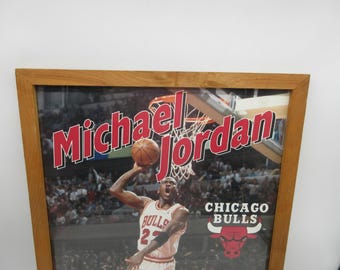 1990's Michael Jordan Framed Poster - Carnival / Fair Prize