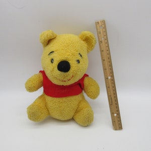 1970's Winnie The Pooh Bear Plush - Sears GUND -   Care Bears - American Greetings - Hallmark - Plush Doll Mini Posable Figure