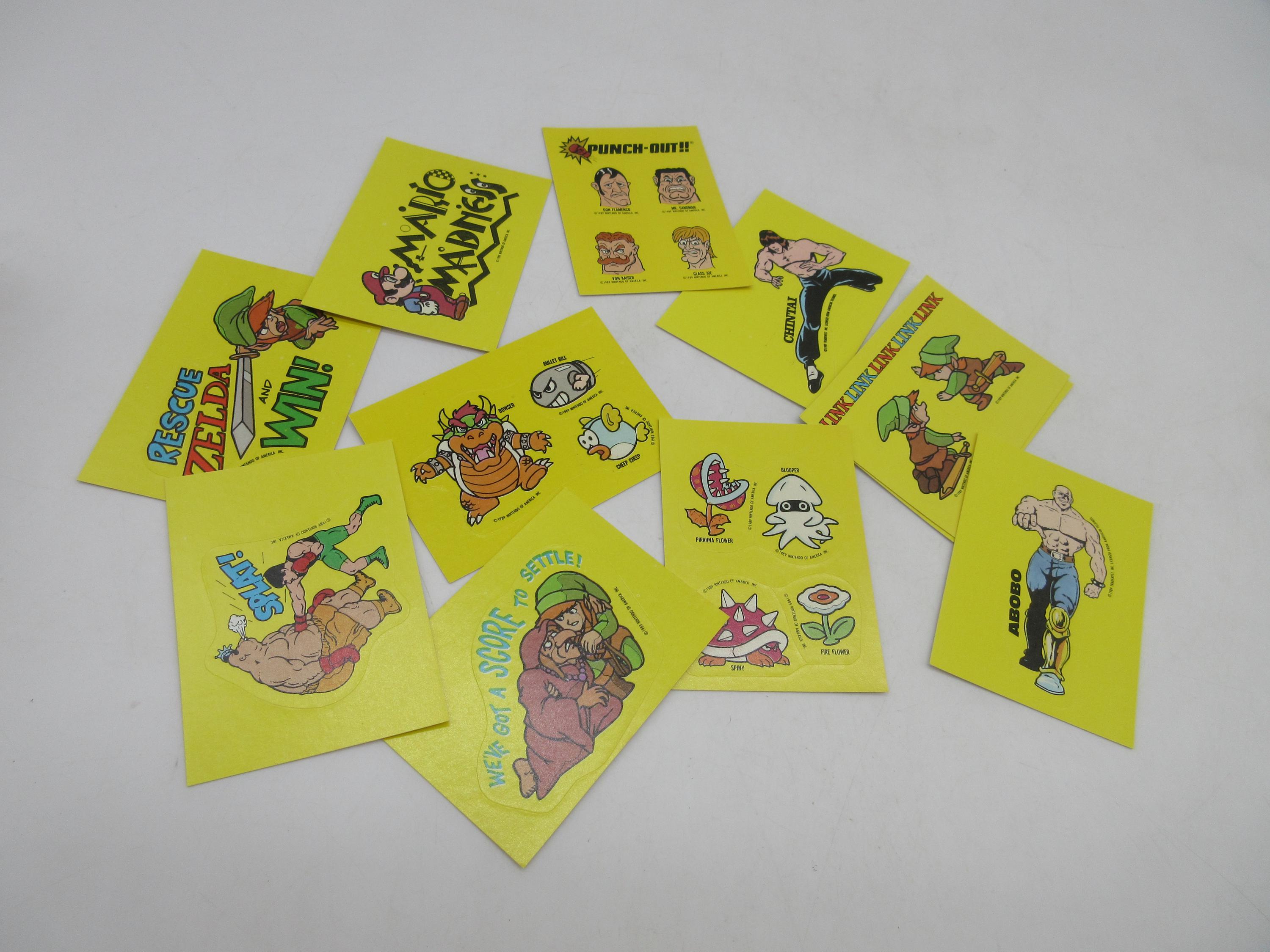 1989 NINTENDO Topps GAME PACKS Cards (28) - Scratch Offs +
