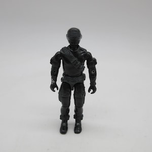 Figura de acción ARAH Cobra de Gi Joe (Hasbro) de 1985 SNAKE EYES, 3 3/4&quot; y 12&quot;