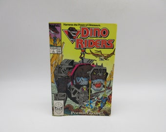 1989 DINO RIDERS #1 Comic - Marvel