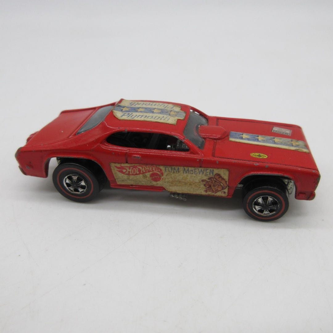 1969 Mongoose Tom Mcewen Plymouth Redline Hot Wheels - Diecast