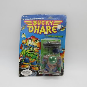 1990 TOAD AIR MARSHALL - Captain Bucky O&#39;Hare - MoC - New Carded -  Action Figure - Vintage Toy Ohare
