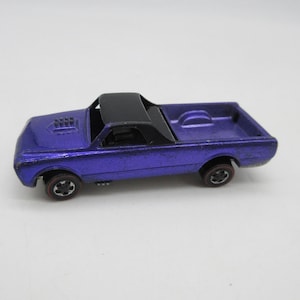 1968 Custom Fleetside - Purple  Redline Hot Wheels -  Diecast Lesney Superfast Vintage