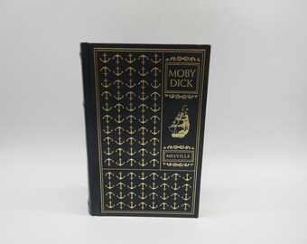 2002 MOBY DICK von Herman Melville – Sammleredition mit goldenen Seiten – Dalmatian Press – Buch