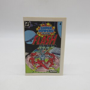 1984 FLASH Comic -  Super Powers Mini Comic Book - Action Figure - Vintage Toy