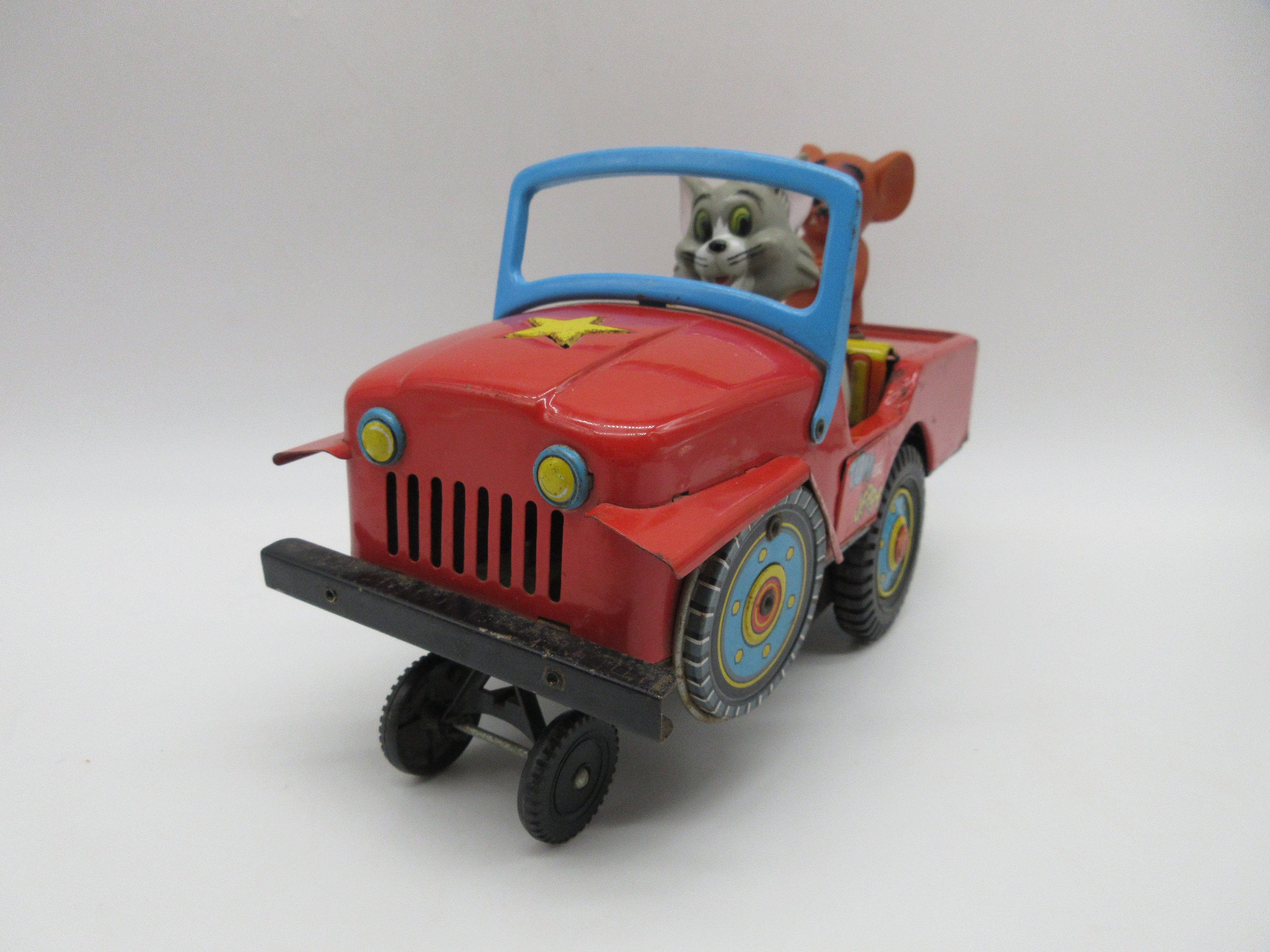 ブリキモダントーイ電動【TOM and JERRY COMIC CAR】動作品 BOXED JAPANESE TOM & JERRY COMIC CAR | Bertoia Auctions