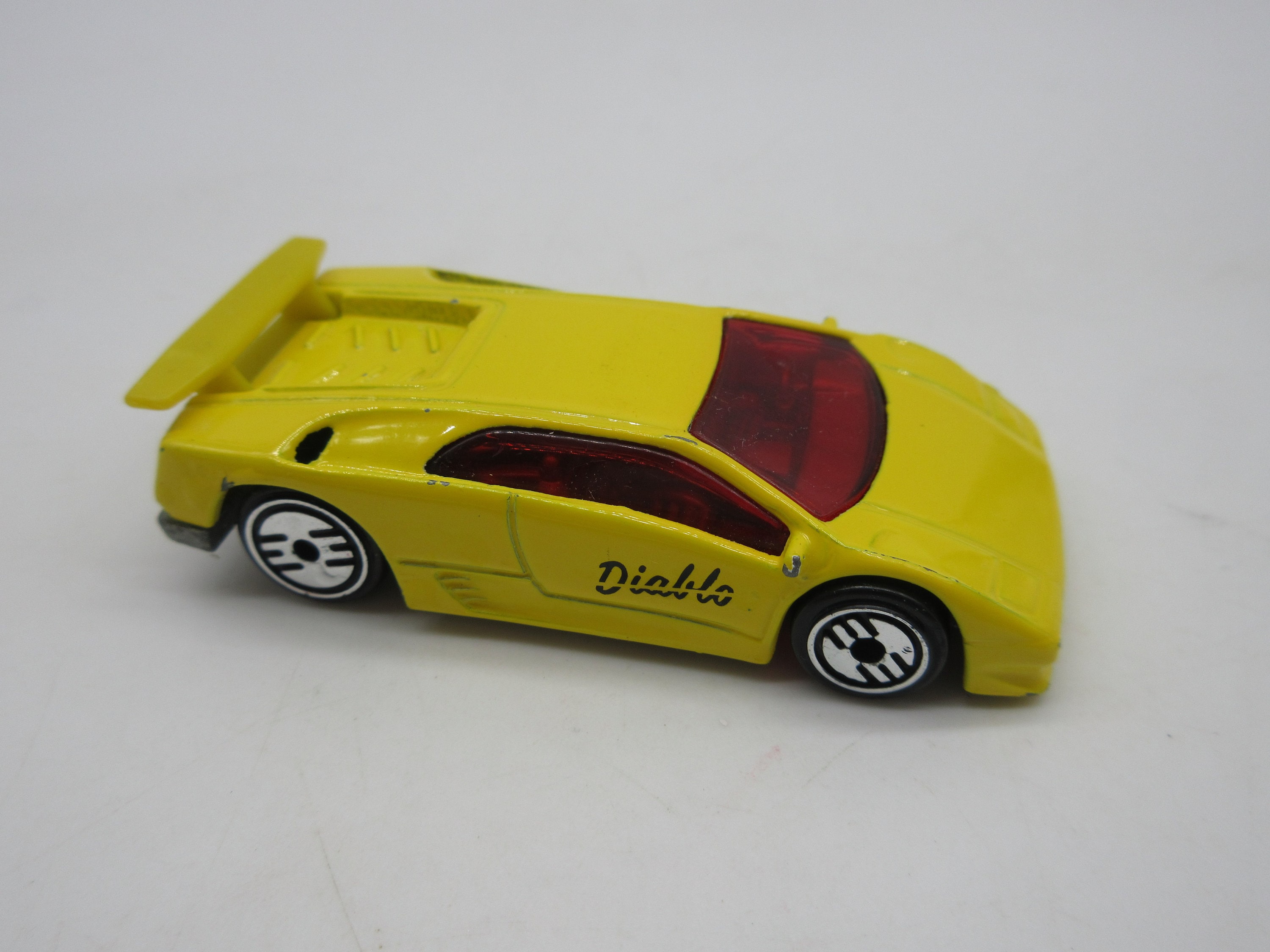 1990 Lamborghini Diablo - Yellow - Hot Wheels - Diecast Vintage - Etsy