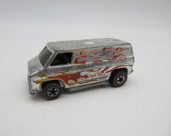Vintage Hot Wheels Cutoff Canyon Redline Blue Super Van 1974 RARE