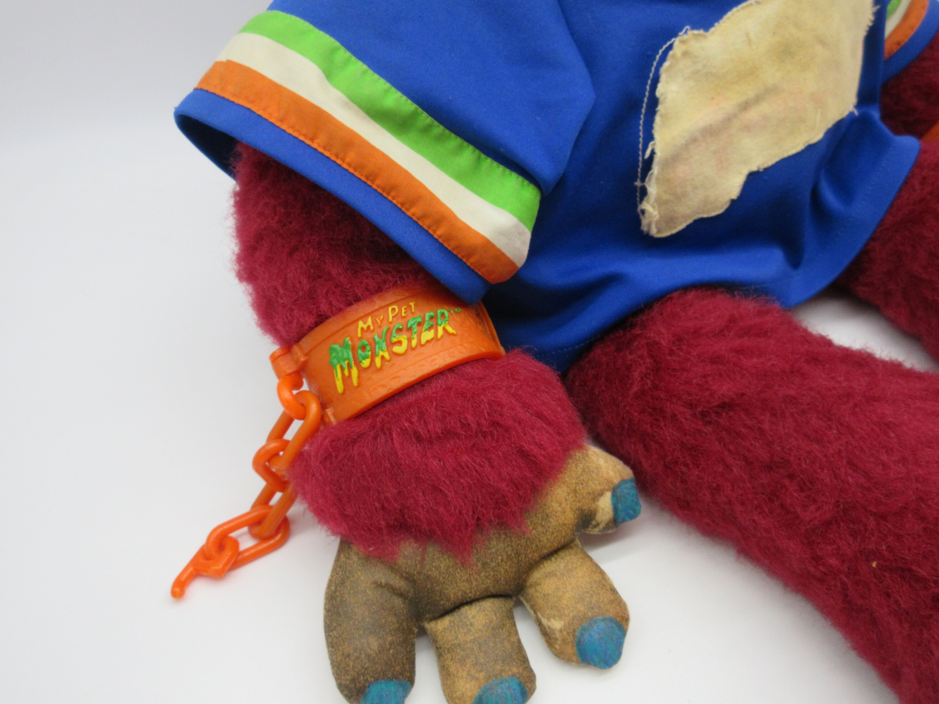 1986 My Pet Football Monster W/ HANDCUFFS - Authentic Amtoy 1986 My Pet Football Monster W/ HANDCUFFS - Authentic Amtoy