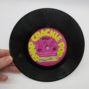 1981 RICE KRISPIES Snap Crackle Pop Record - Lp   - Action Figure Toy