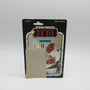 1983 Admiral Ackbar Cardback 65 - Star Wars  (Kenner) Vintage Action Figure Reseal