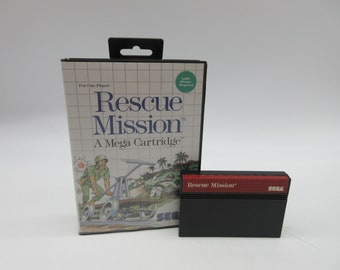 1988 RESCUE MISSION - Sega Master System -  (Tested+Cleaned)