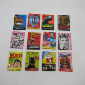 1980er Misc Wax Packs - Neu - Versiegelt - Topps - Non-Sportkarte - Nonsport