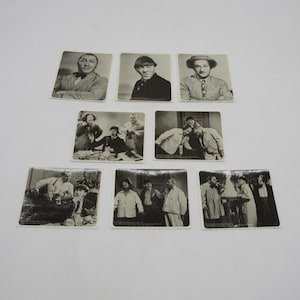 1970er Drei Stooges Komplettes Aufkleber-Set mit 8 Stück - Topps - Non-Sports-Karte - Nonsport
