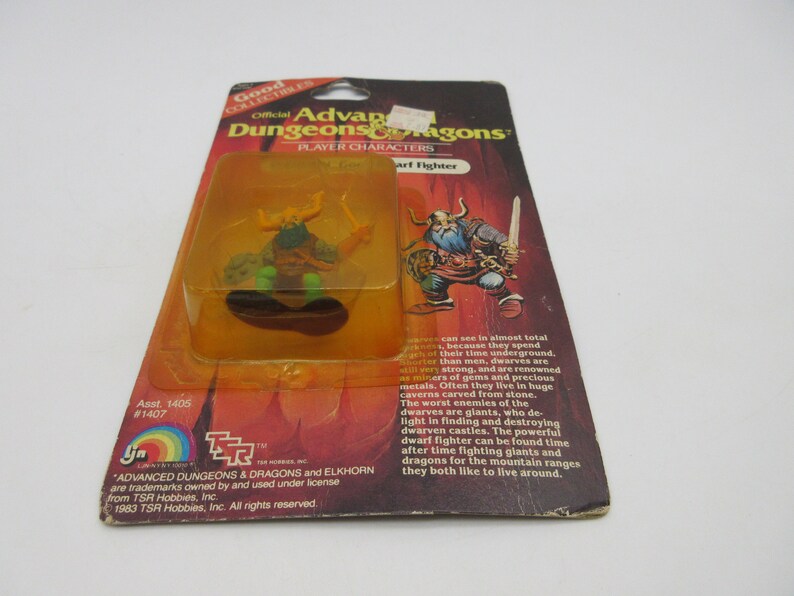 1982 ELKHORN Dwarf Fighter Dungeons and Dragons D&D TSR - Etsy
