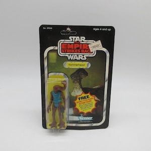 1978 HAMMERHEAD 21 Rückseite mit geheimem Angebot - MOC 100% komplett - Star Wars (Kenner) Vintage Actionfigur Disney - Neuwertig auf Karte - Neu versiegelt