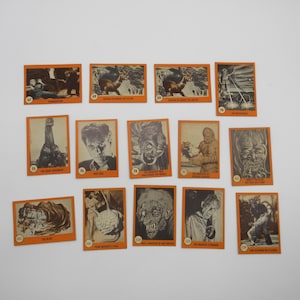 1961 Horror Monster Series - Nu Cards - U Pick - Serie 2 Orange - # Topps - Non-Sports Karte -