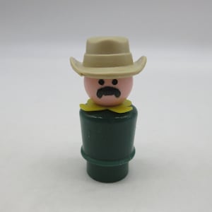 1980&#39;s ZOO KEEPER - Vintage Fisher Price - Little People - Adventure People  - Accessories Part