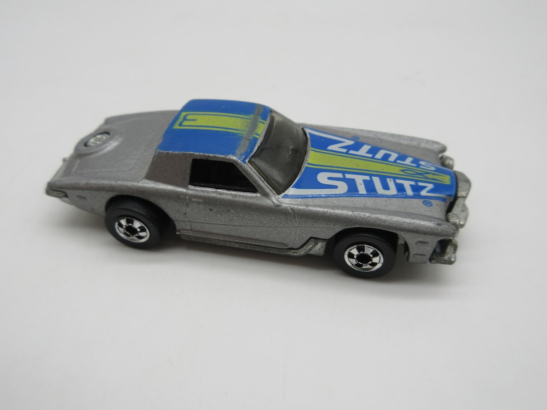 Vintage 1979 Hot Wheels Stutz Blackhawk Black Diecast Car with