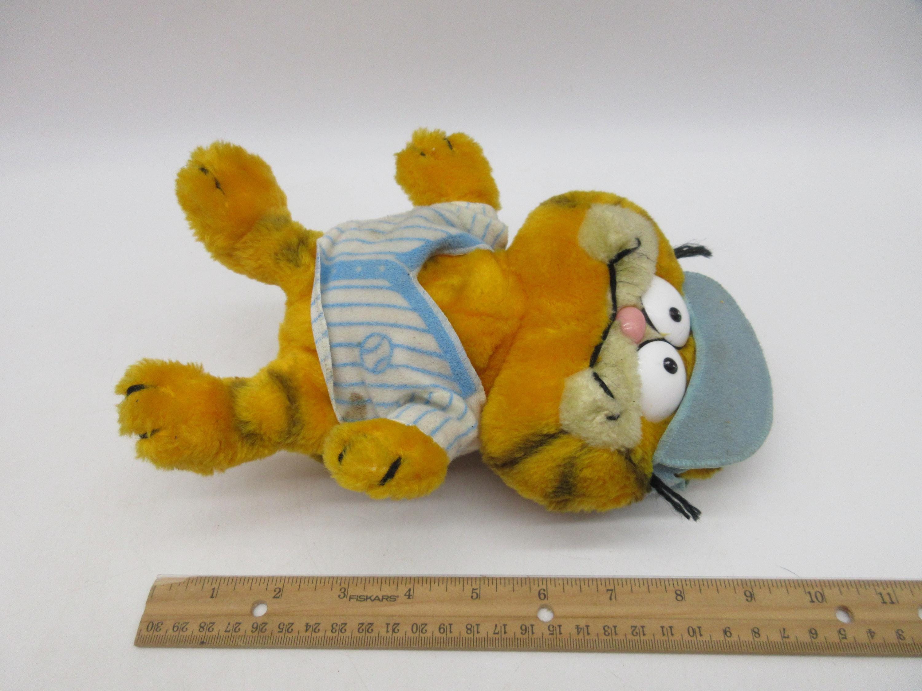 1980's GARFIELD Baseball Outfit Plush - Jim Davis - Etsy