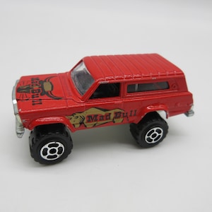 1980 Major Bull Jeep Cherokee Majorette - Red -   YATMING - MATCHBOX Diecast Lesney Superfast Vintage