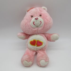 1984 Love A Lot Plush Care Bears - American Greetings - Hallmark - Plush Doll Mini Posable Figure
