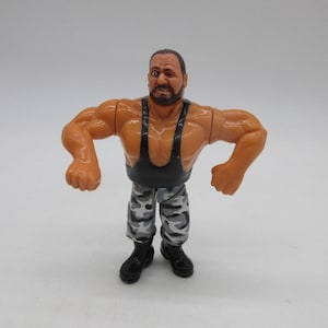 1992 BUSHWACKERS Butch  - Hasbro Titan Sports Wrestlers - WWf WWe Wrestling Figure LJn Hulk