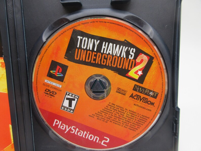 2004 TONY HAWK UNDERGROUND 2- Complete W/ Instructions - Playstation 2 ...