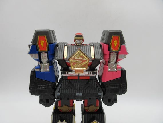 1995 SHOGUN MEGAZORD W/ Sword + Parts - Mighty Morphin Power