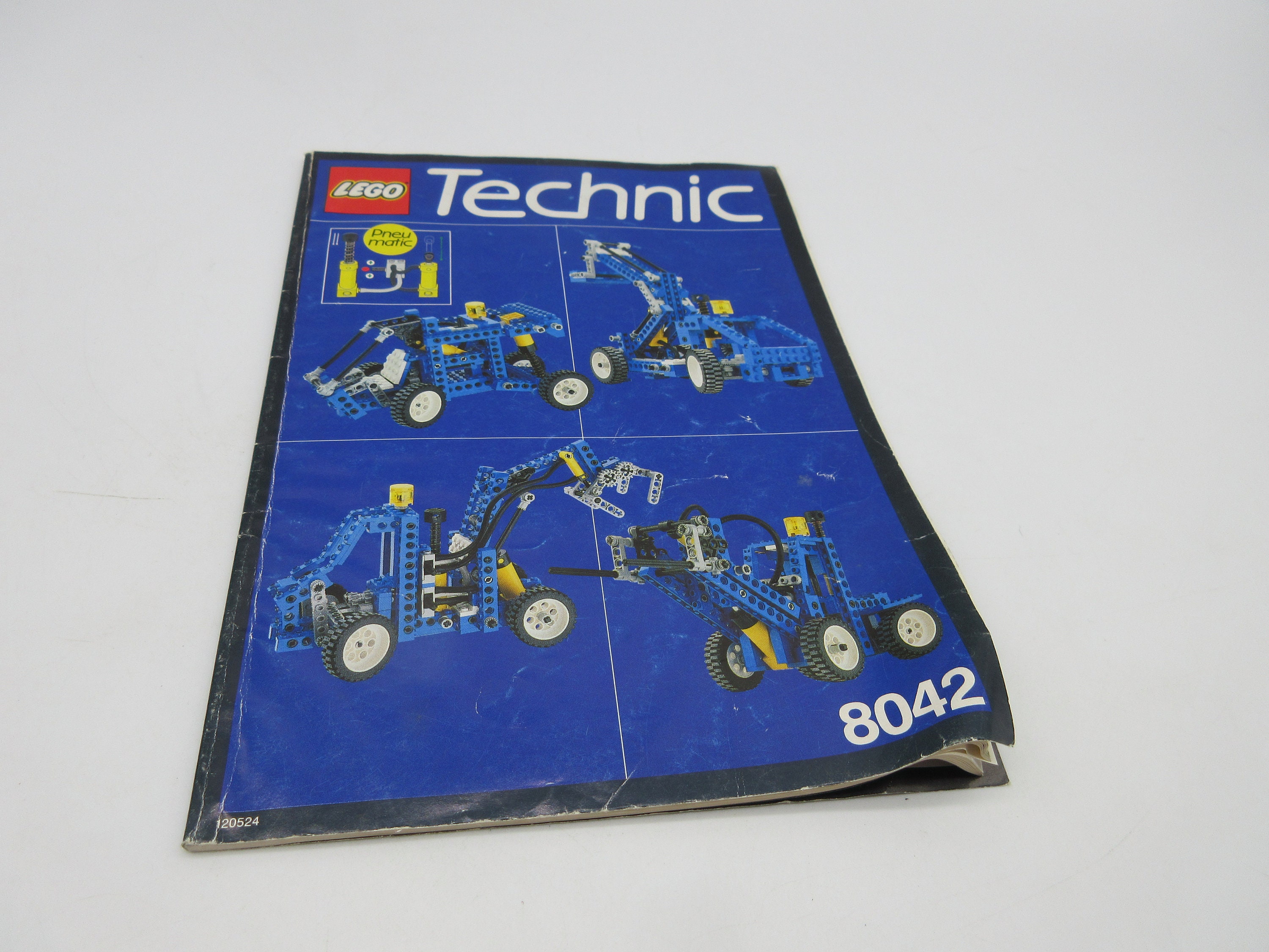 1990's Lego 8042 Technic Pneumatic Loader Instruction Book