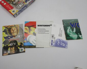 1997 WCW NWO World Tour CIB - Complete in Box (N64) Nintendo 64