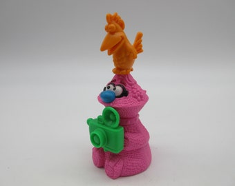 1983 Muppets Pink Monster with Camera + Bird