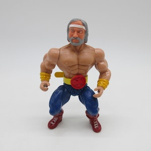 1985 Powerful Pete w/ Belt - Championship Wrestlers -  REMCO -  - wcw Galoob - Hasbro Titan Sports Wrestlers - wwf wwe Wrestling Figure LjN