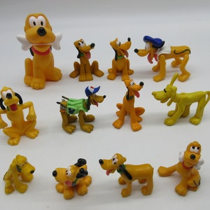 vintage PLUTO Lot #2 - Lot de figurines Disney Action
