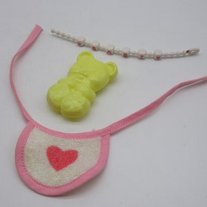 1986 BABY SURPRISE parts bib necklace  - My Little Pony - Hasbro - G1 - Action Figure -MLP