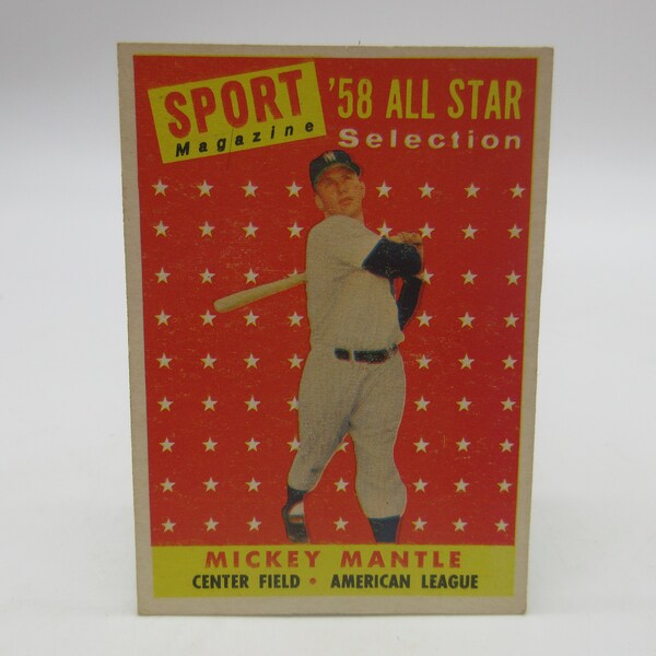1958 All Star Cards Etsy