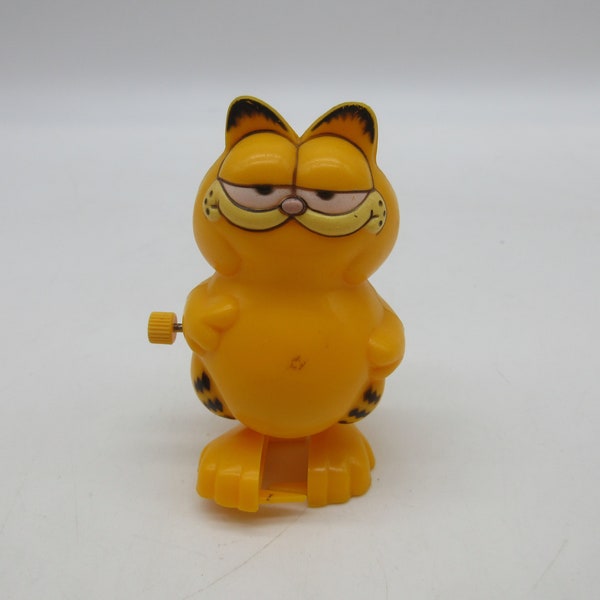 1980 GARFIELD TOMY Wind-Up  by TOMY - Works! Rare Toy