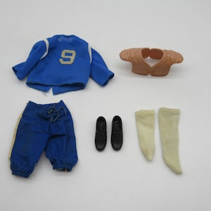 1974 BIG JIM Football Set -  Mego - Action Figure Doll - Gi Joe