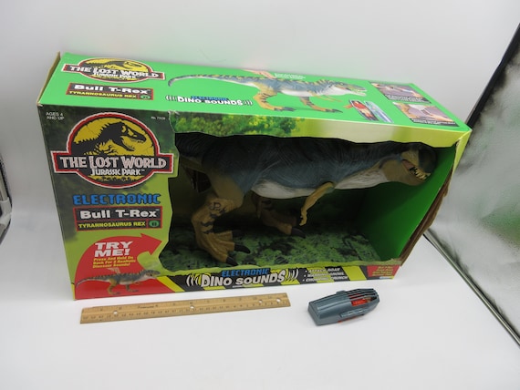 The lost world jurassic park cheap bull t rex toy