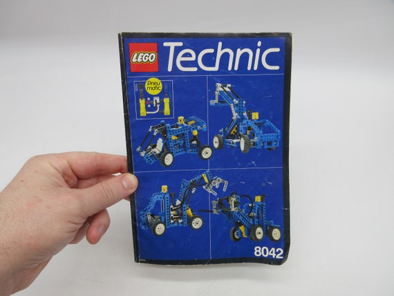 1990's Lego 8042 Technic Pneumatic Loader Instruction Book