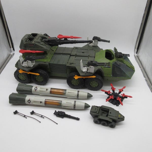 1988 ROLLING THUNDER  100% Complete - Gi Joe Vehicle (Hasbro)  Action figure ARAH  3 3/4"