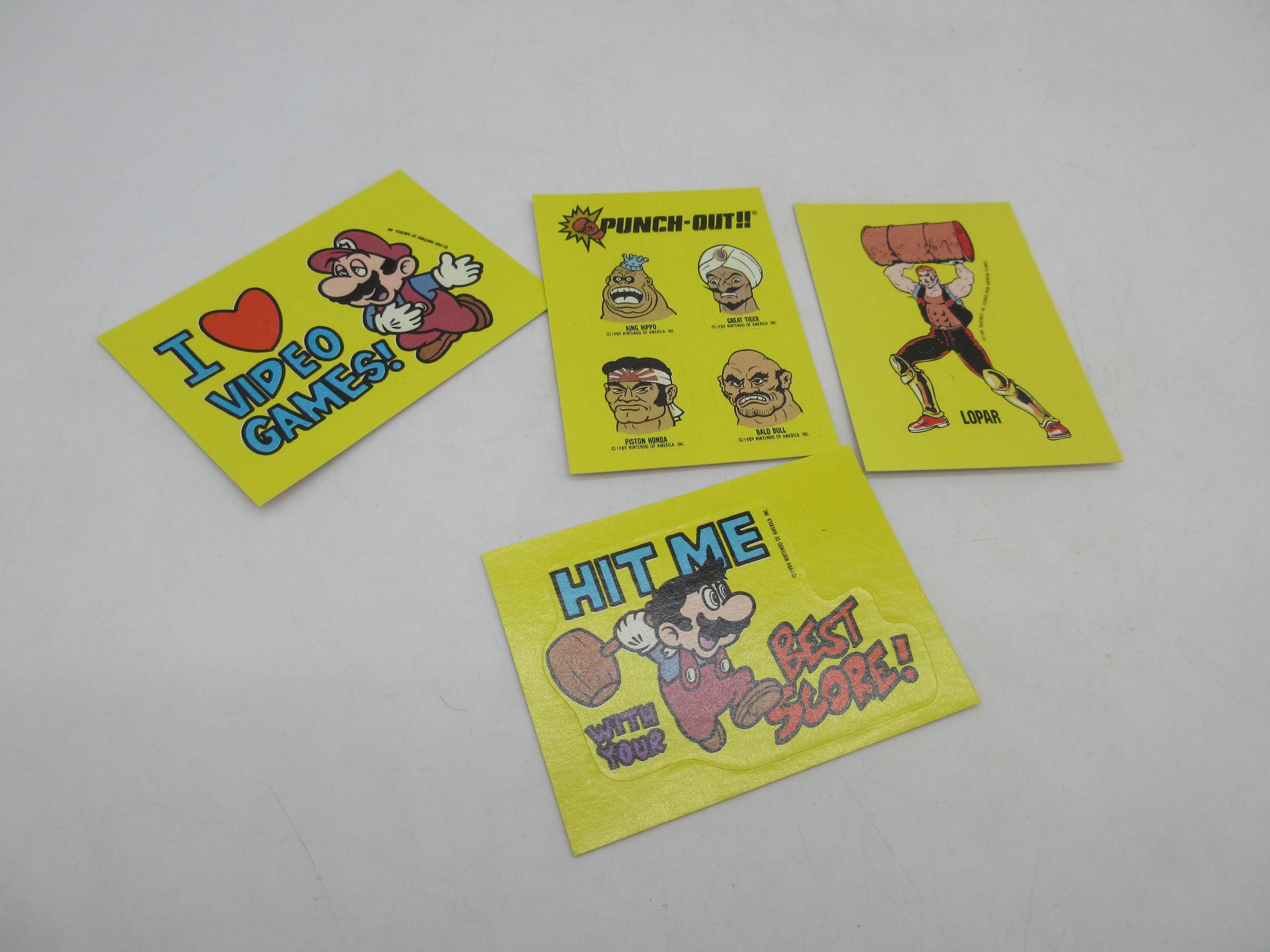 1989 NINTENDO Topps GAME PACKS Cards (28) - Scratch Offs +